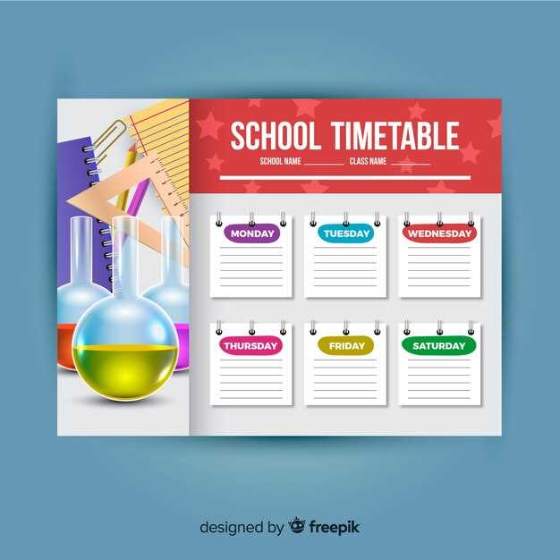 Study Timetable - Creating a Schedule for Effective Learning