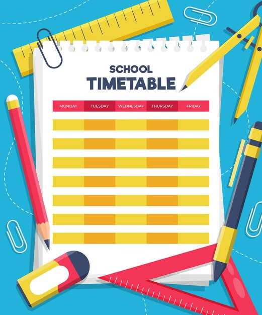 Study Timetable - Creating a Schedule for Effective Learning