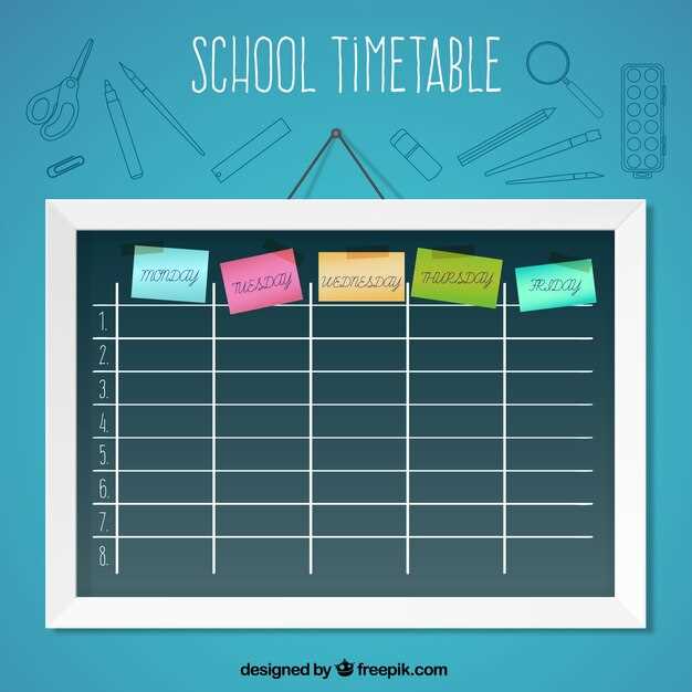 Study Timetable - Creating a Schedule for Effective Learning